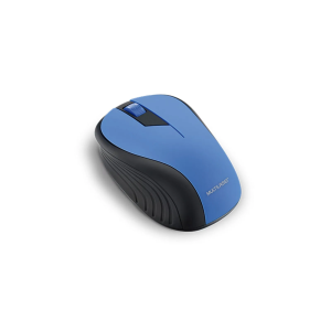 MOUSE SEM FIO WAVE CONEXÃO USB 1200DPI 3 BOTÕES ERGONÔMICO AZUL - MO215