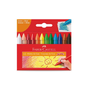 GIZAO DE CERA C/12 CORES  FABER- REF.HT141112 - CX