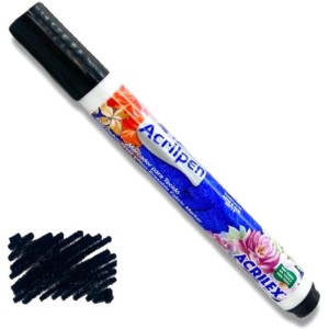 CANETA P/TECIDO ACRILPEN PRETA - REF 044120520