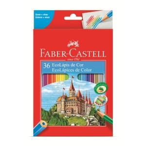 LAPIS DE COR C/36 SEXTAVADO FABER - REF-120136G
