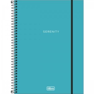 CAD. UNIV. C.PP 80FLS TILIBRA 1M NEON AZUL REF.302376