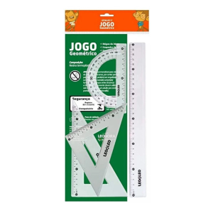 JOGO GEOMETRICO 4PCS LEO&LEO REF.4463