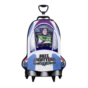 MALA INFANTIL DISNEY TOY STORY BUZZ LIGHTYEAR BRANCO MAXTOY DIPLOMATA COM RODINHA TRIPLA