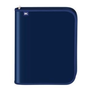 FICHÁRIO UNIVERSITARIO COM ZIPER DAC VISION AZUL + 48 FOLHAS – 3993