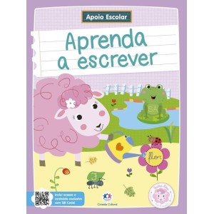 LIVRO APOIO ESCOLAR - OVELHA ROSA - APOIO ESCOLAR - APRENDAA ESCREVER