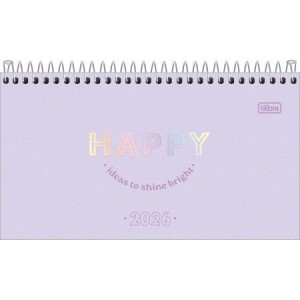 AGENDA TILIBRA 2026 BOLSO ESPIRAL SEMANAL 16,7 X 8,9 CM HAPPY 