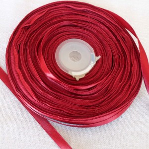 FITA CETIM N.1 7MM CORES VERMELHA - METRO