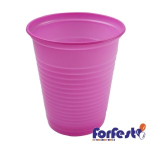 COPO PLÁSTICO 200ML PCT.C/50 PINK C200 FORFEST