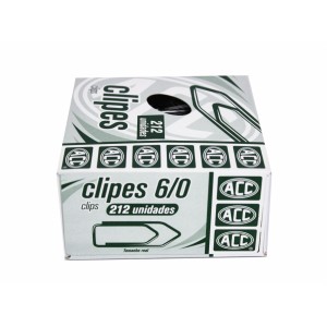 CLIPS 6/0 ACC C/500G GALVANIZADO