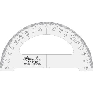 TRANSFERIDOR 180º DESETEC 12CM REF-8112