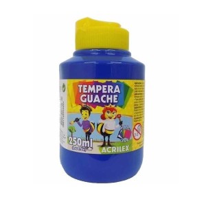 TINTA GUACHE 250ML AZUL REF. 559 - ACRILEX