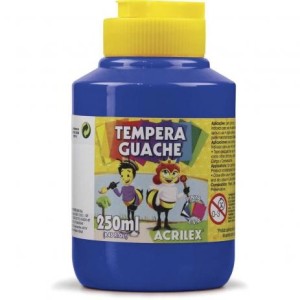 TINTA GUACHE 250ML AZUL TURQUESA 501 - ACRILEX