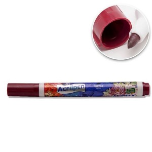 CANETA P/TECIDO ACRILPEN VINHO REF.565