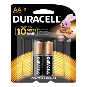 PILHA AA DURACELL C/2 ALCALINA