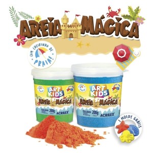 AREIA MAGICA ACRILEX ART KIDS