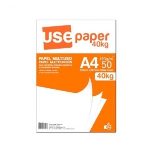 PAPEL SULFITE 40K A4 120GR 50FLS ROMITEC