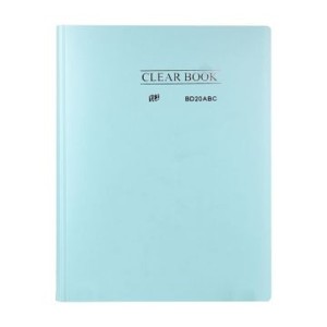 PASTA CATÁLOGO C/20 PLÁSTICOS YES A4 PASTEL - AZUL