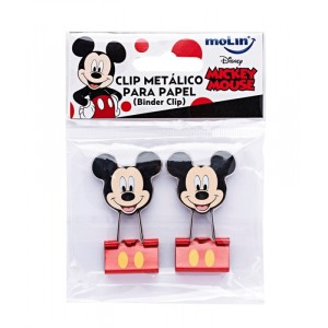 PRENDEDOR DE PAPEL MICKEY MOLIM C/2 REF-22691