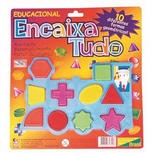 ENCAIXA TUDO EDUCACIONAL 10 FORMAS GEOMETRICAS