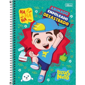 CADERNO UNIVERSITÁRIO C.D 80FLS TILIBRA LUCCAS NETO REF-311553