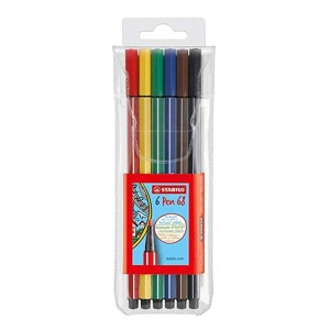 KIT CANETA STABILO PEN 68 C/6 UNIDADES - STABILO