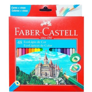 Lápis De Cor Ecolápis 48 Cores Faber Castell 120148