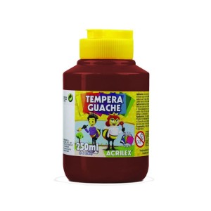 TINTA GUACHE 250ML MARROM REF - ACRILEX