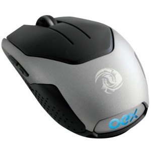 MOUSE GAMER BLAZE DUAL CINZA/PRETO OEX MS311