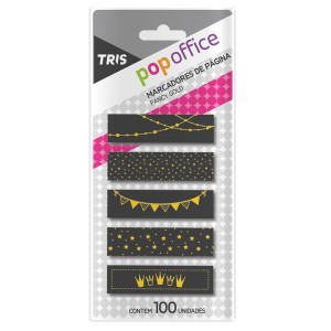 MARCADOR DE PAGINA TRIS FANCY GOLD (DIVERSOS) REF 609416