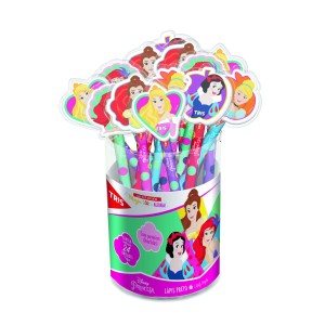 LAPIS PRETO C/BORRACHA TRIS PRINCESAS REF 608723