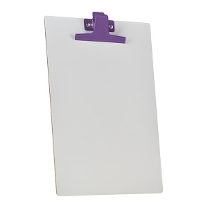 PRANCHETA MDF A4 PRENDEDOR METÁLICO COLORIDO REF.126 ACRIMET