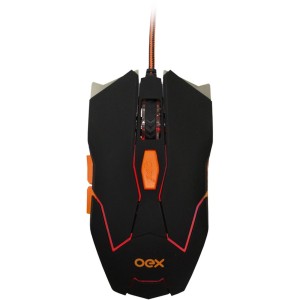 MOUSE GAMER RANGER LED 6 BOTÕES MACRO 5200DPI OEX MS309