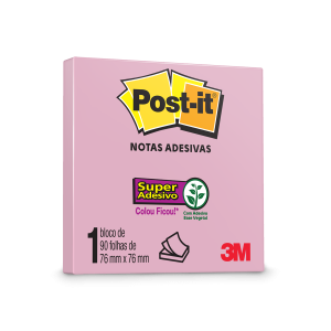 POST-IT 654 76X76 ROSA MILENIO C/90 FLS 3M HB004650220
