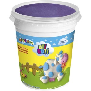 Massinha De Modelar Soft Roxo 500g Uti Guti