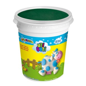 Massinha De Modelar Soft Verde Escuro 500g Uti Guti