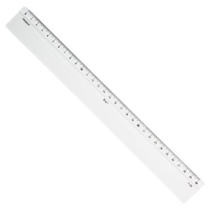 REGUA 30CM ACRILICA TRIDENT REF.7130