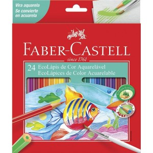 LAPIS DE COR AQUARELAVEL C/24 FABER - REF-120224