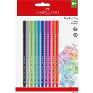 CANETA HIDROGRAFICA FINE PEN POP C/10 - REF SM/FPP10