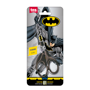 TESOURA ESCOLAR TRIS BATMAN 13 CM - REF 604893