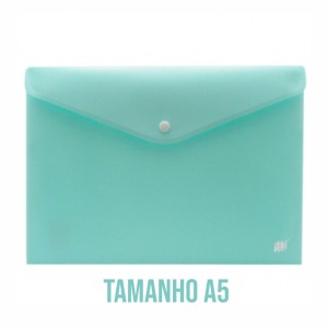 ENVELOPE C/BOTÃO HORIZ. A5 YES C/12 PASTEL AZ