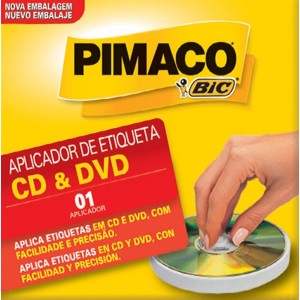 APLICADOR DE ETIQUETAS P/ CD - PIMACO