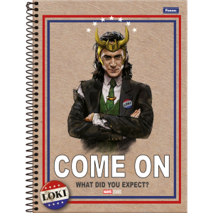 CADERNO UNIVERSITÁRIO C.D 80FLS FORONI LOKI REF.337040-1