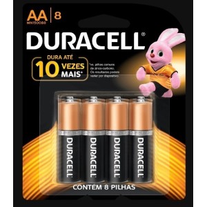PILHA AA DURACELL ALCALINA C/8