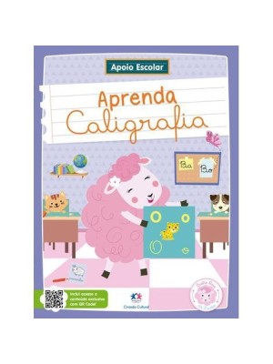 LIVRO APOIO ESCOLAR - OVELHA ROSA - APOIO ESCOLAR - APRENDA CALIGRAFIA