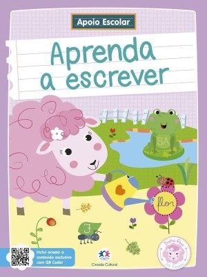 LIVRO APOIO ESCOLAR - OVELHA ROSA - APOIO ESCOLAR - APRENDAA ESCREVER