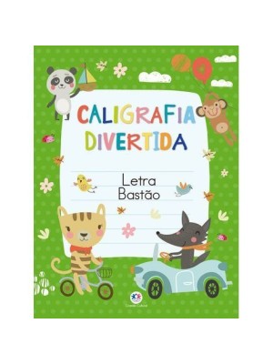 LIVRO CALIGRAFIA DIVERTIDA LETRA BASTAO